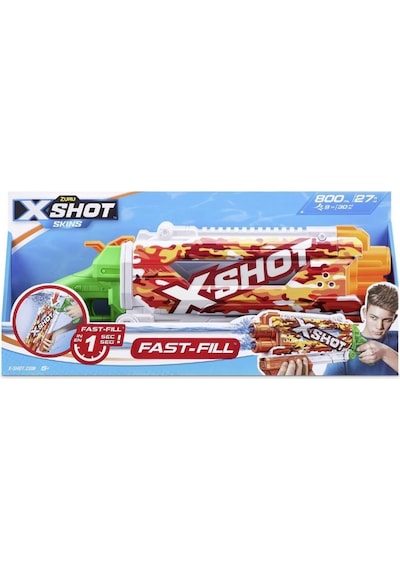 X-shot Su Tabancası - Hızlı Doldurma Fonksiyonlu - Turuncu