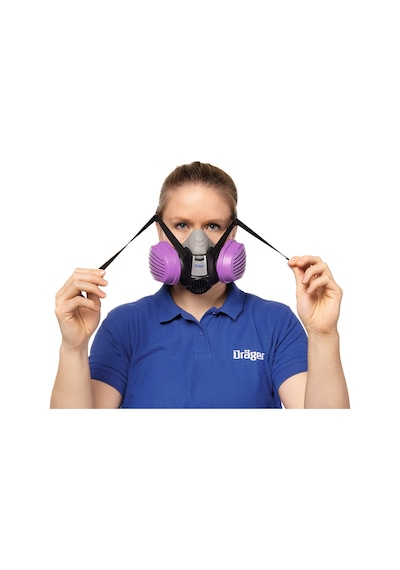 Drager  X-Plore 3300 Yarım Yüz Gaz Maskesi + Abek1 A1B1E1K1 Filtre Set
