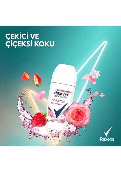 Lexroo Sexy Bouqet Roll On Deodorant, 50 Mililitre