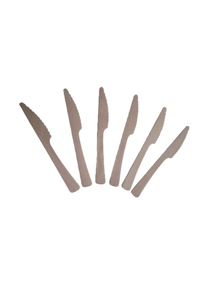 Kullan At Ahşap Tahta Bıçak 100 Adet 16 Cm