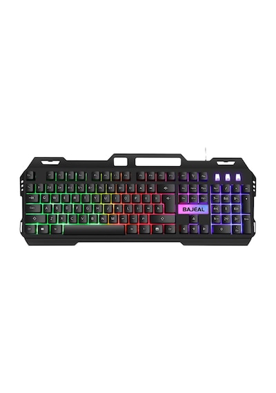 Coofbe Metal Rgb Işıklı Kablolu Q Gaming Oyuncu Klavyesi Mekanik Klavye Su Geçirmez Toza Dayanıklı