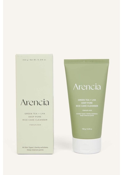 Defacto Arencia - Green Tea + LHA Deep Pore Rice Cake Cleanser Yağlı ciltler için temizleyici I1812AXNS