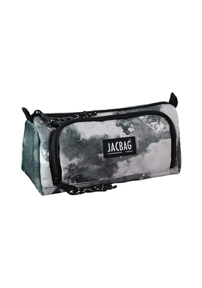 Jacbag Prime Xl-lastik Ayraçlı İki Bölmeli Kalem Kutusu Prime Xl-gri Bulut renkli