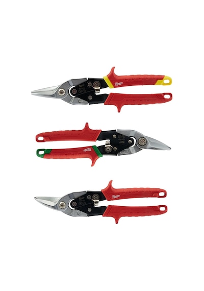 Milwaukee Kaportacı Makası Seti 3 Parça Sağ-Sol-Düz 260 Mm - T48224533