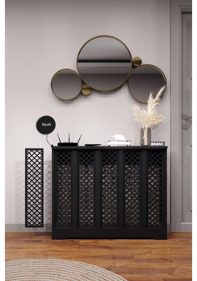 Dekoratif Petek Dolabı Kalorifer Peteği Kapatma Ünitesi Modern Tasarım İç Ölçü 96 Cm Dış Ölçü 100 Cm Petek 96 Siyah D3 Dekoratif Petek Dolabı Kalorifer Peteği Kapatma Ünitesi Modern Tasarım İç Ölçü 96 Cm Dış Ölçü 100 Cm Petek 96 Siyah D3