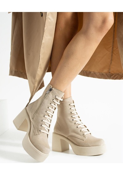 Dabab Shoes Melvıan Kadın Bej Lüks Süet Bağcıklı Fermuarlı İçi Kürklü 8 Cm Kalın Topuklu 3 Cm Platform Bot Bootie Bej Süet Dabab Shoes Melvıan Kadın Bej Lüks Süet Bağcıklı Fermuarlı İçi Kürklü 8 Cm Kalın Topuklu 3 Cm Platform Bot Bootie Bej Süet