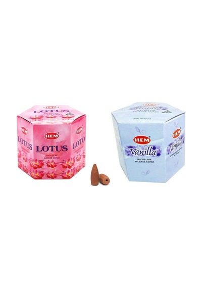 Northcity 10 Adet Geri Akış Backflow Şelale Tütsü Konisi Tütsü Back Lotus Vanilla
