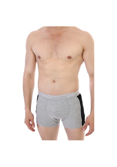 Çift Kaplan 850 Biyeli Likralı Erkek Boxer - Gri - 51 Gri