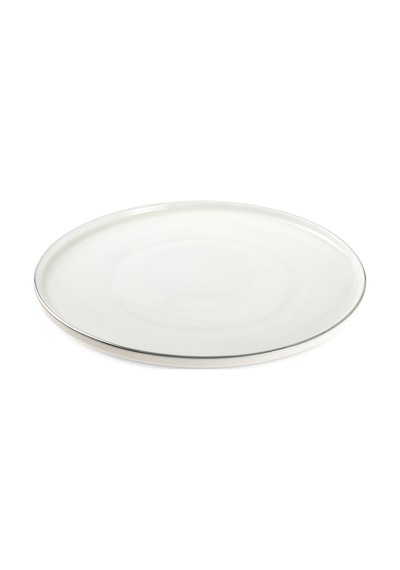 Jumbo Bianca Platin 57 Parça 12 Kişilik Yemek Takımı Beyaz Gümüş