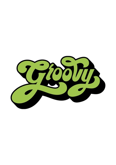 Paybuy Erkek Retro Grafik Baskılı Groovy Yazılı Kısa Kollu Tişört %100 P Beyaz