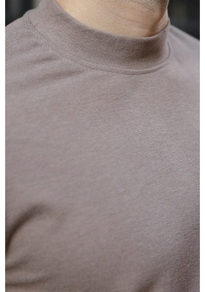 Madmext Vizon Yarım Balıkçı Yaka Slim Fit Erkek Sweatshirt E7202