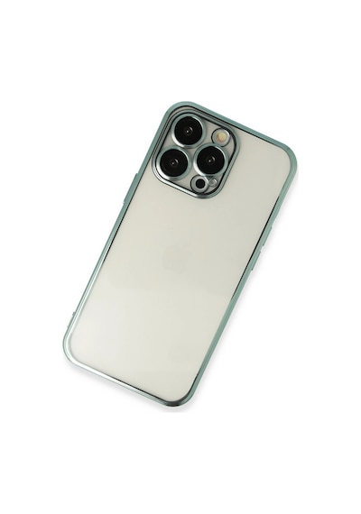 Apple Uyumlu iPhone 14 Pro Kılıf Kamera Korumalı Lensli Silikon Yeşil\