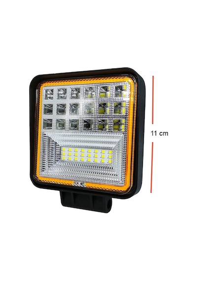 Kare Kırmızı Angelli Sis Lambası 12-24V Lass312