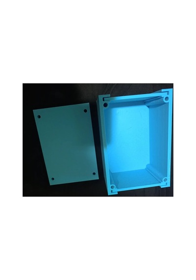 Elektronik Plastik Proje Kutusu Mavi 150 100 65 Mm