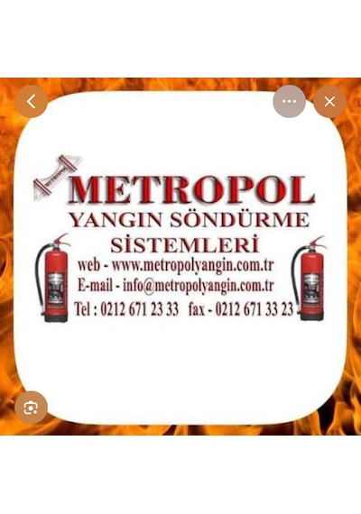 6 Kg Foam Köpüklü Yangın Söndürme Tüpü 7x