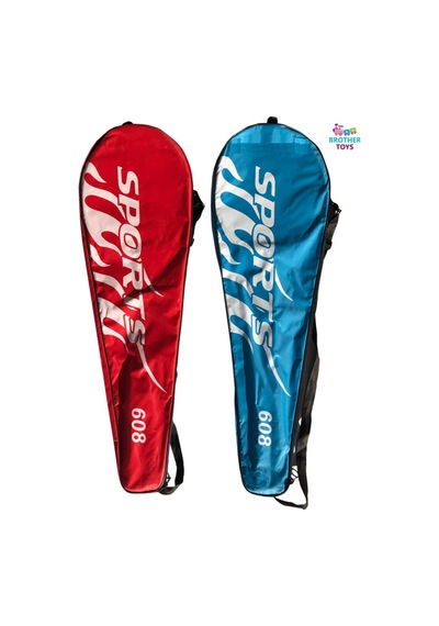 2 Adet Badminton Raketi Ve Çantası + Badminton Topu Deluxe Yüksek Kalite Set Mavi Renk