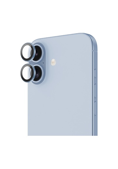 Apple Uyumlu   iPhone 17 Benks Dr Safir Kamera Lens Koruyucu Açık Mavi