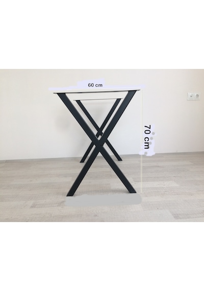 Güvendekoratif Güvendekoratif Metal Masa Ayak 70X60Cm