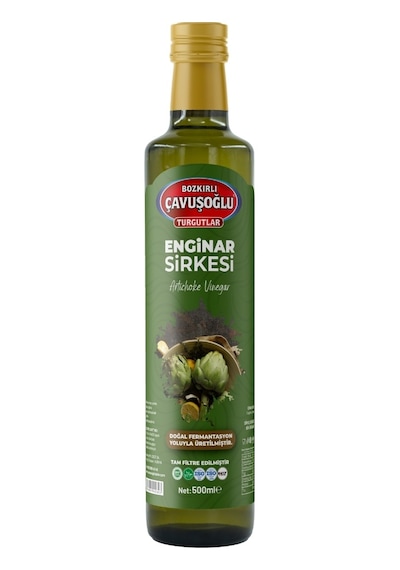 Bozkırlı Çavuşoğlu Enginar Sirkesi Doğal Fermentasyon 500 ML