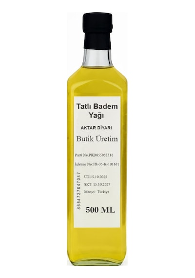 Aktar Diyarı Tatlı Badem Yağı 500 ML