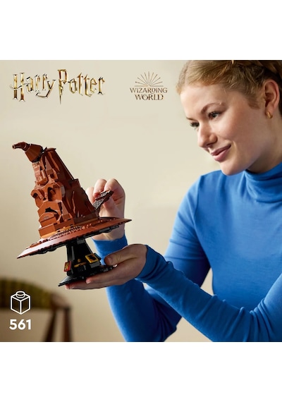 LEGO® Harry Potter™ Konuşan Seçmen Şapka 76429 Yetişkinler için Koleksiyonluk ve Sergilenebilir Model Yapım Seti - 561 Parça