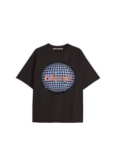 Kalic Studio Unisex Erkek Kadın Blond Frank Ocean Siyah T-shırt Franksiyah7