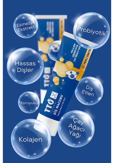 Tto X Probiyotik Hassas Dişler İçin Diş Macunu 75 Ml