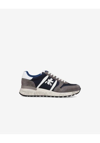 Premiata Erkek Sneaker Lander 7203 - Lacivert - Gri