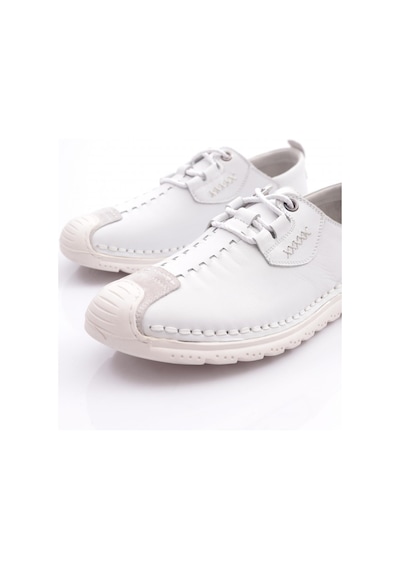 Dgn 9860 Erkek Dikiş Detayli Sneaker Ayakkabi 9860-2505-R3267 Beyaz