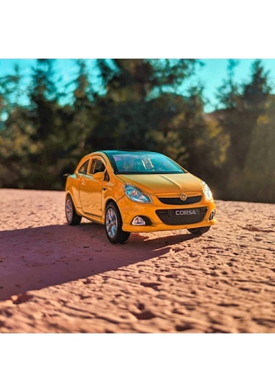Welly Opel Corsa 1/36 Ölçek 12Cm Diecast Model Araba Çek Bırak