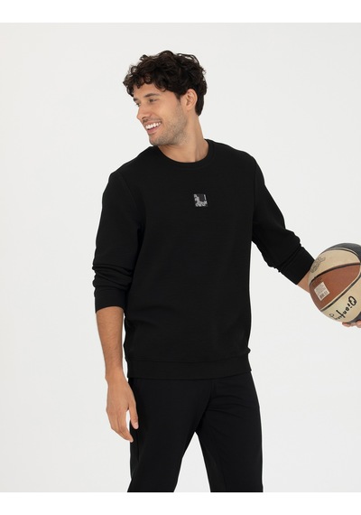 Pierre Cardin Siyah Regular Fit Sweatshirt 50273927 Vr046