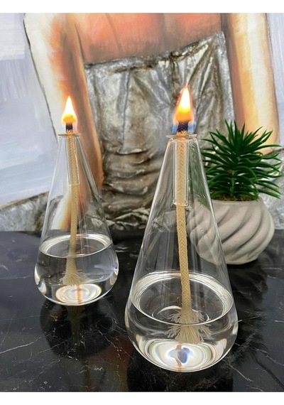 Dünya Magnet Kandillo Şeffaf Kandil Yağı Kokusuz Dumansız Iç Mekan Gaz Lambası Yağı 400 Ml + 1 Metre Fitil Abundance Prosperity