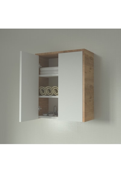 Mobilique Twin Çok Amaçlı Banyo Dolabı 600-00-102 Çok Renkli