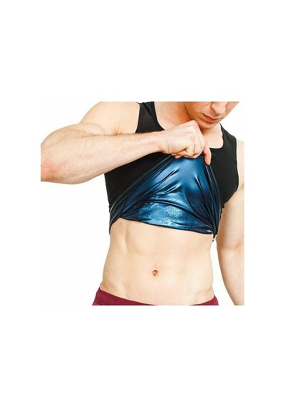 Multiflexpro Termal Sauna Terleten Erkek Atlet Siyah