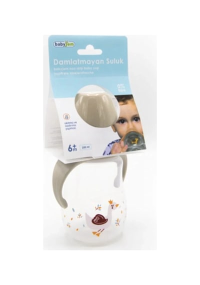 Babyjem Damlatmayan Suluk Alıştırma Bardağı 250 ml Vizon