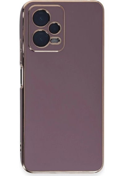Muratech Newface Xiaomi Poco X5 5g Kılıf Volet Silikon - Mor