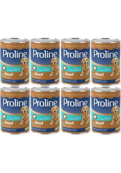 Pro Line Dana Etli Yetişkin Köpek Konservesi 8 x 400 G