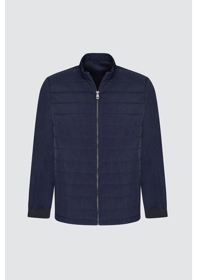 AC&Co / Altınyıldız Classics Erkek Lacı Standart Fit Normal Kesim Gizli Kapüşonlu Yan Cep Mont Lacı Lacivert AC&Co / Altınyıldız Classics Erkek Lacı Standart Fit Normal Kesim Gizli Kapüşonlu Yan Cep Mont Lacı Lacivert