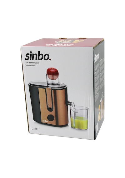 Sinbo Katı Meyve Sıkacağı - Elektrikli - Rose Gold - 450 Ml Meyve Suyu Haznesi