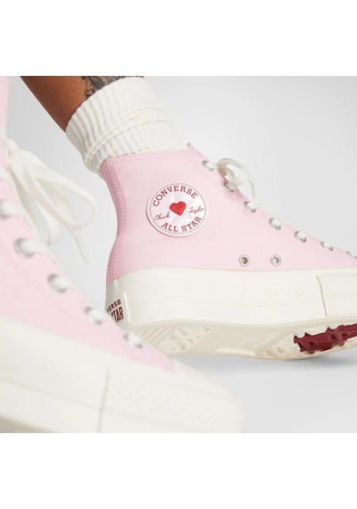 Converse Chuck Taylor All Star Lift Hearts Unisex Pembe Platform Sneaker