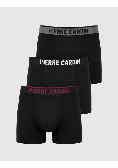 Pierre Cardin Siyah Pamuk Karışımlı 3'lü İç Giyim Boxer Set 50333821-001