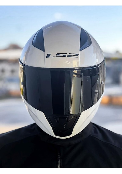 LS2 Rapid 2 Race  Beyaz Kask