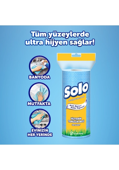 Solo Hijyenik Temizlik Bezi 12'li