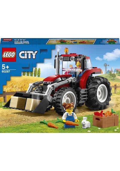 LEGO® City Traktör 60287 5+ Yaratıcı Oyuncak Yapım Seti 148 Parça