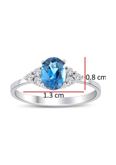London Topaz Tektaş Pırlanta Yüzük Sarı