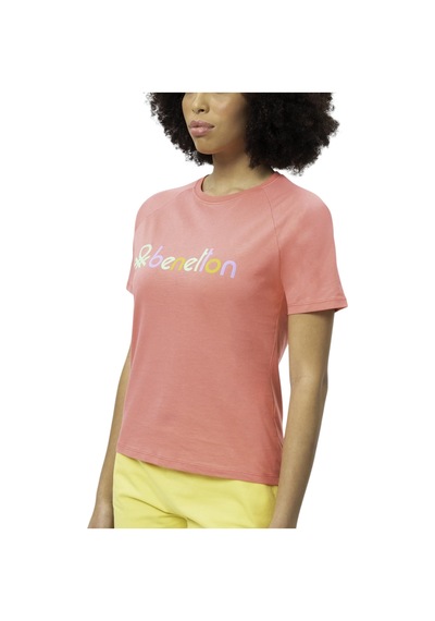 United Colors Of Benetton Kadın T-shirt Ben.w20360 Pembe