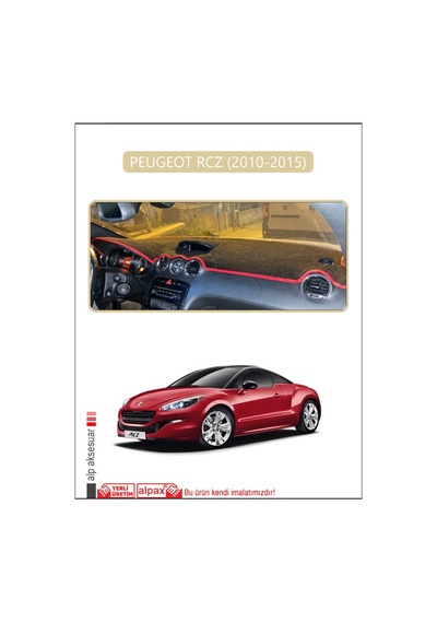 Peugeot Rcz 2010 - 2015torpido Koruma Halısı Bej Kenar