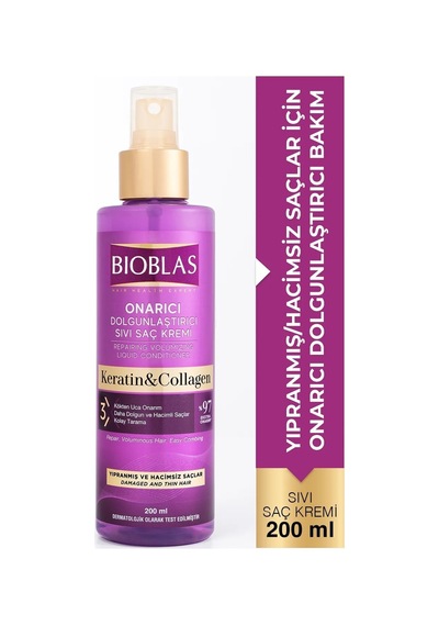 200 Ml Kolajen+keratin Sıvı Saç Kremi X 3 Adet