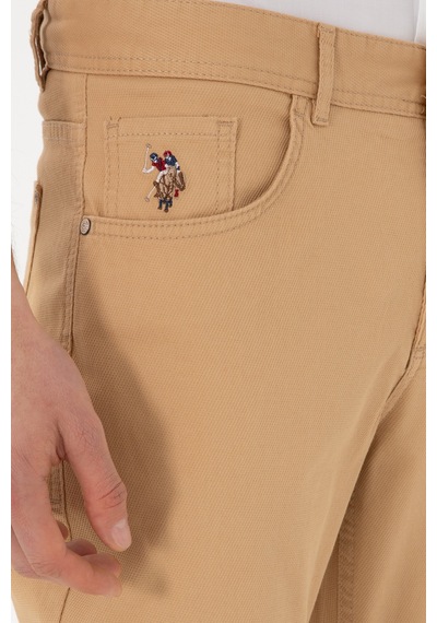 U.s. Polo Assn. Erkek Kanvas Pantolon 2098513 Camel
