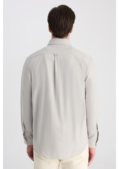 D'S Damat Ds Damat Comfort Ekru Gabardin Gömlek 5hc02hd07265m E01